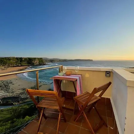 Sunset Con Vistas Playa De Locos Appartamento Suances